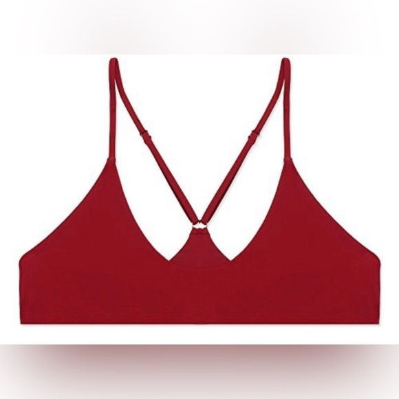 stripsky Other - Stripsky Strappy Racerback Swimsuit Top - Size M - Red Wine​​​​